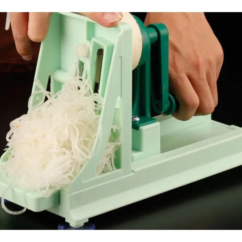 Mango Splitter Tool - Handmatige groentesnijder Multifunctionele spiraalvormige groente-wortel keukenversnipperaar