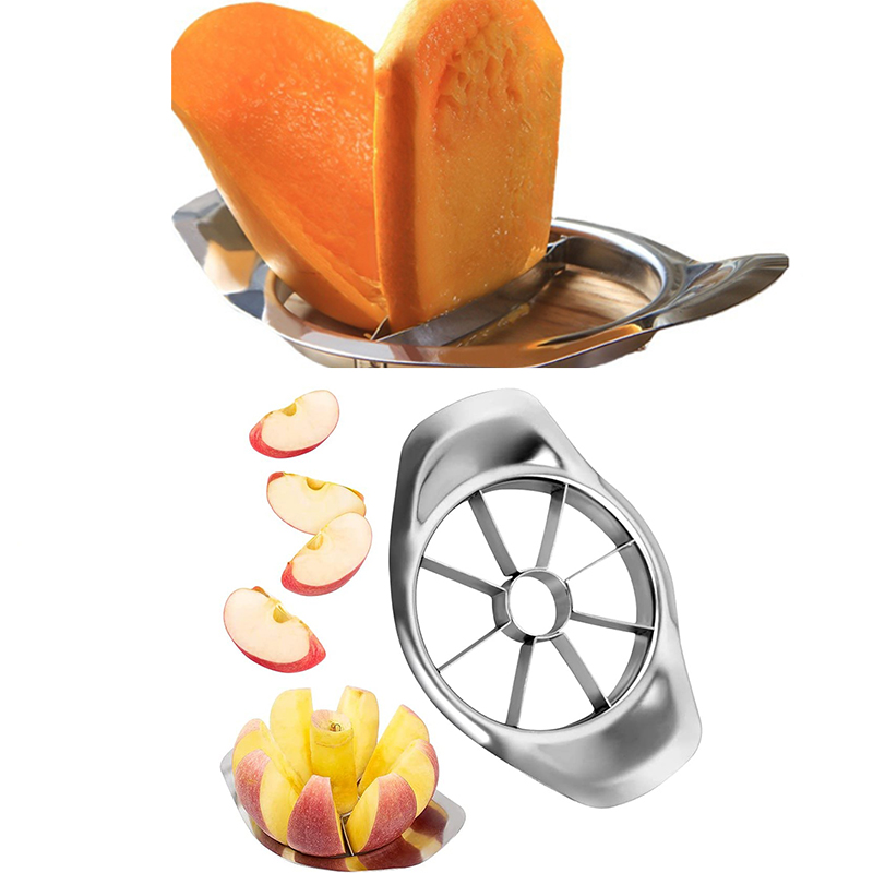Mango Splitter Tool - Roestvrijstalen Mango Cutter Apple Slicer Groentemes