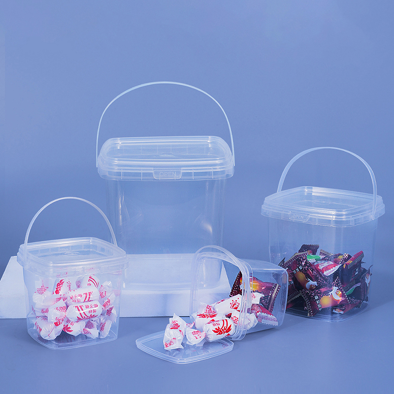 Meal Prep Jar - 280Ml/500Ml/1l/2l Bpa-Vrije Lege Plastic Emmer Met