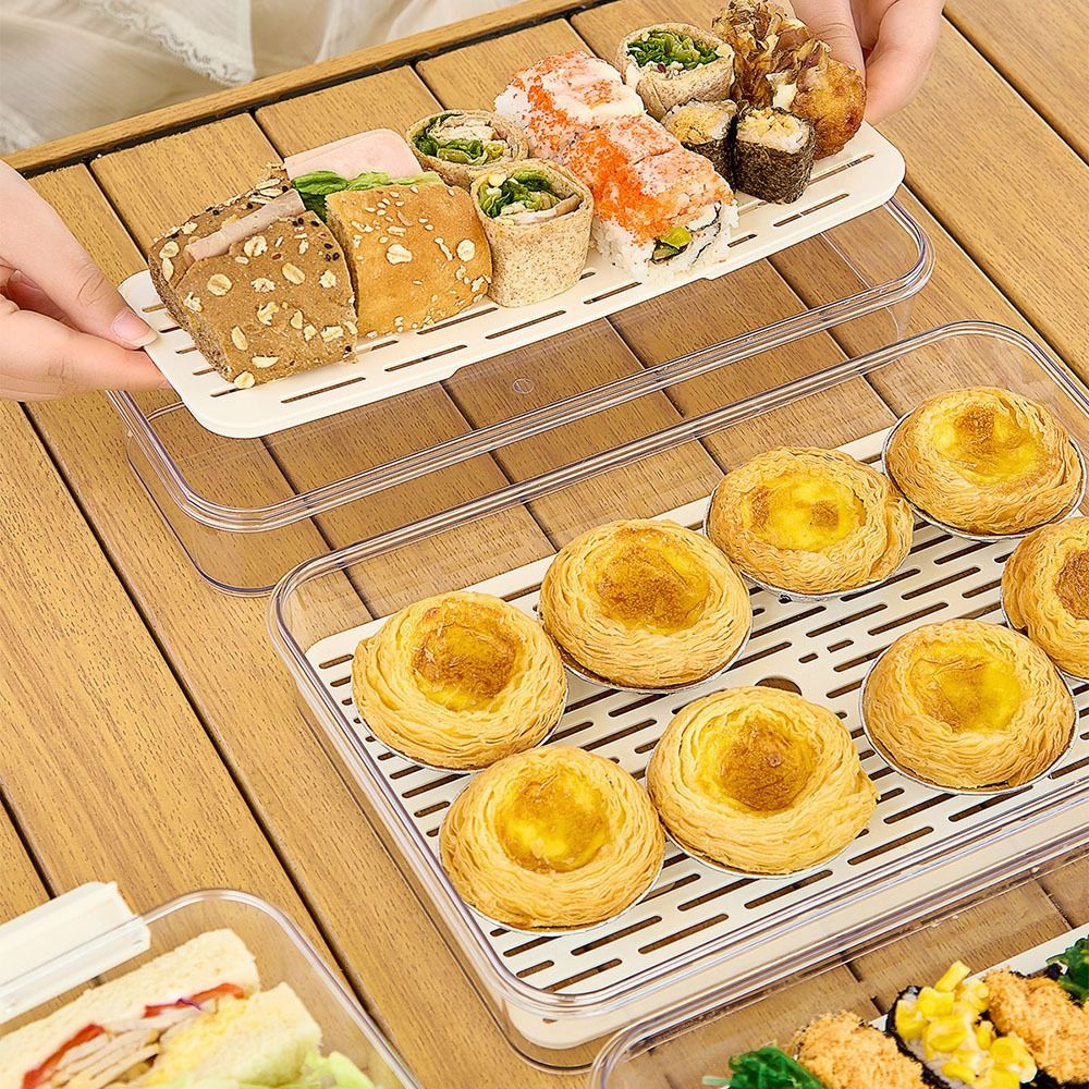 Meal Prep Pasta - Doorzichtige fruitbewaarcontainer Luchtdichte, vershoudende pasta-opbergcontainer Grote