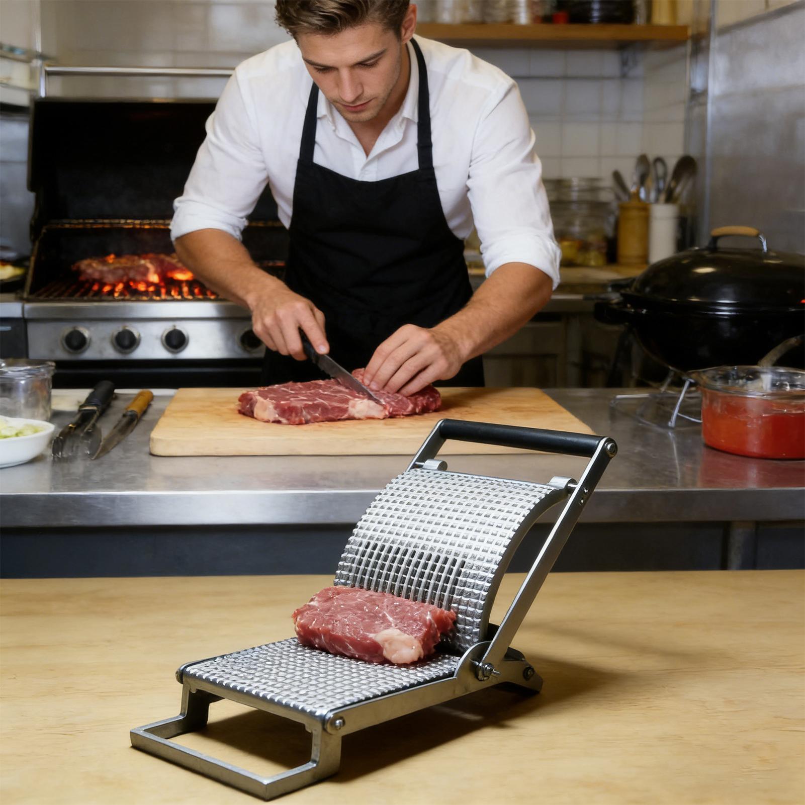 Meal Prep Manual - Vleesvermalser van roestvrij staal, handmatig, keukenhulpje