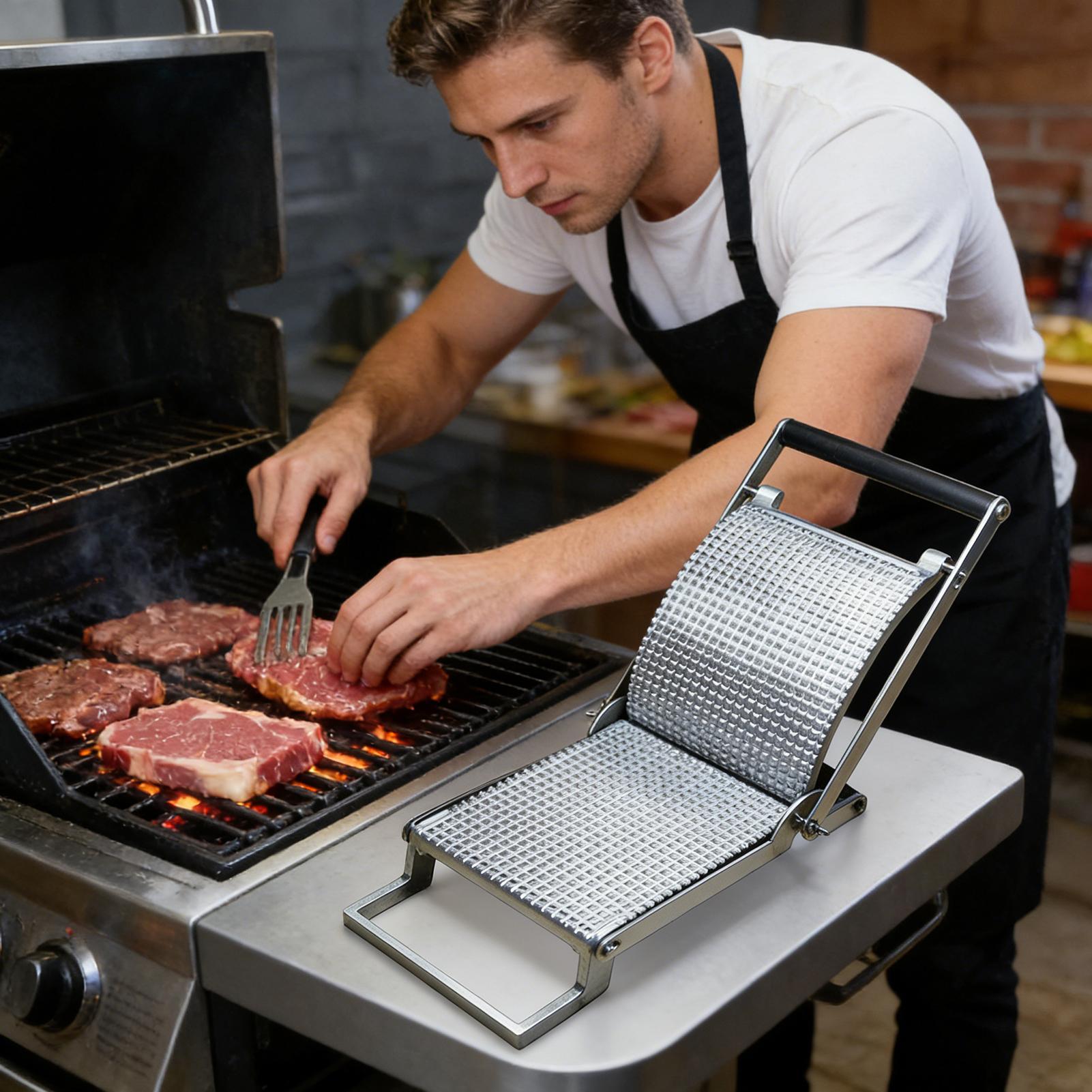 Meal Prep Manual - Vleesvermalser van roestvrij staal, handmatig, keukenhulpje