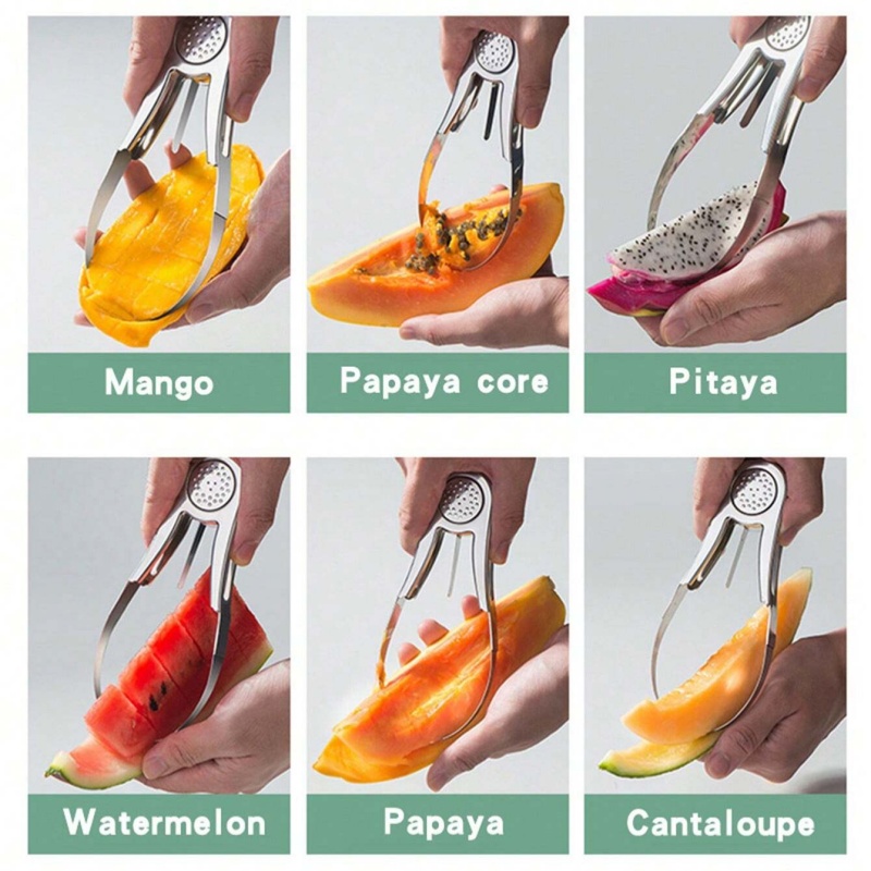 Mango Splitter Tool - Rvs Mango Cutter Splitter Avocado Slicer