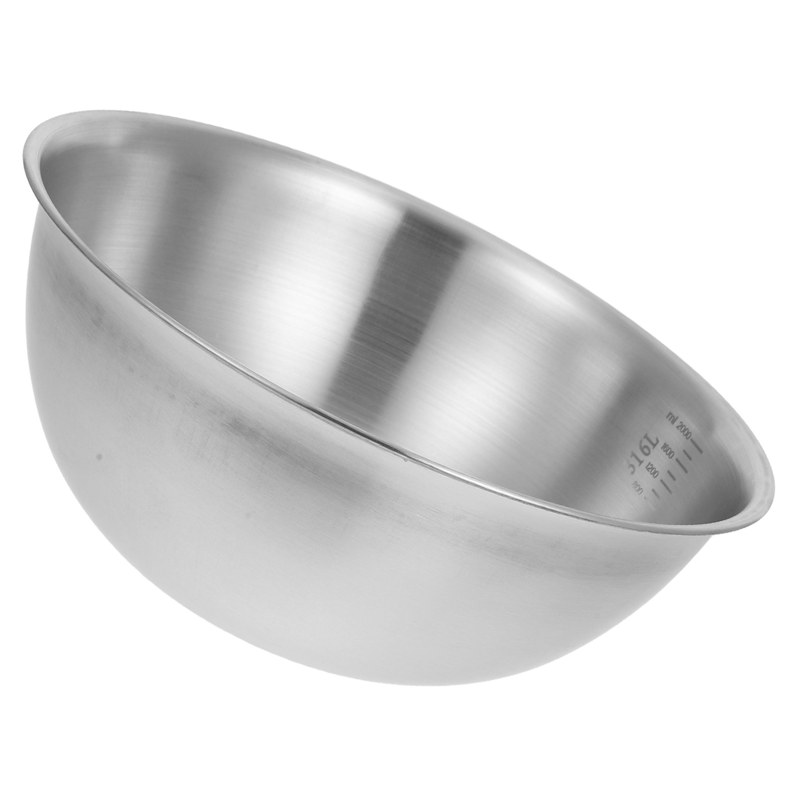 Meal Prep Bowl - 23 cm zware roestvrijstalen mengkom met