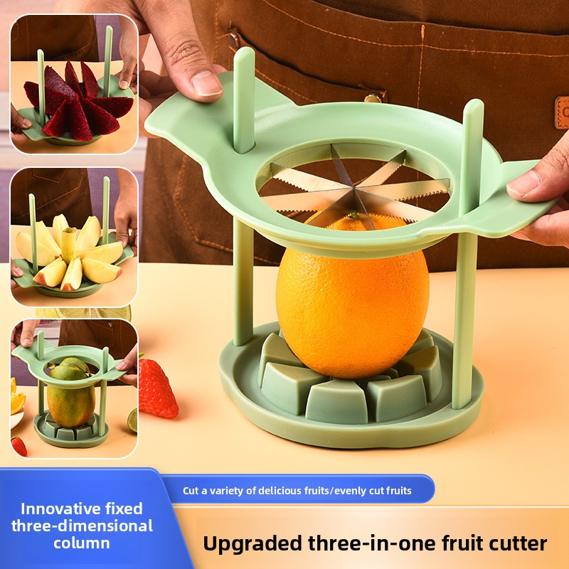 Mango Splitter Tool - Huishoudelijke fruitsnijder, driedelige appelsnijder, mangokernverwijderaar, keukenhulp