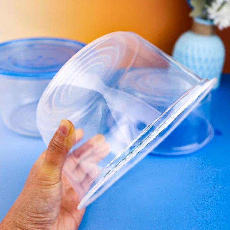 Meal Prep Bowl - Lekvrije wegwerp ronde lunchbox, verdikte plastic