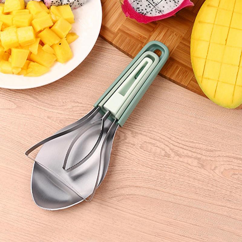 Mango Splitter Tool - 3in1 Mango Peeling Snijmes Mango Peeling