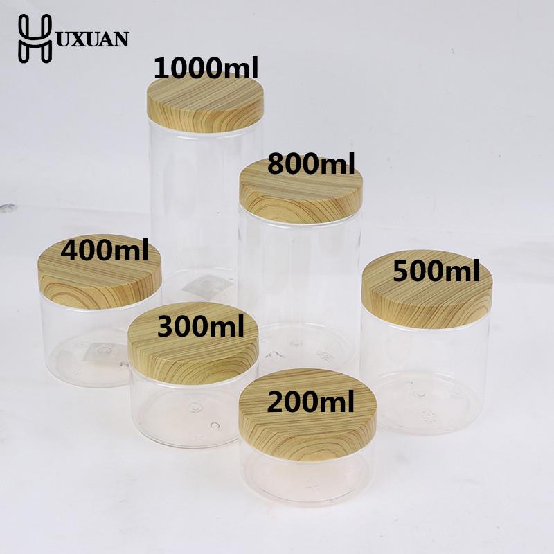 Meal Prep Jar - 100/200/300/400/500/800/1000Ml Lege Clear Pet Potten Container