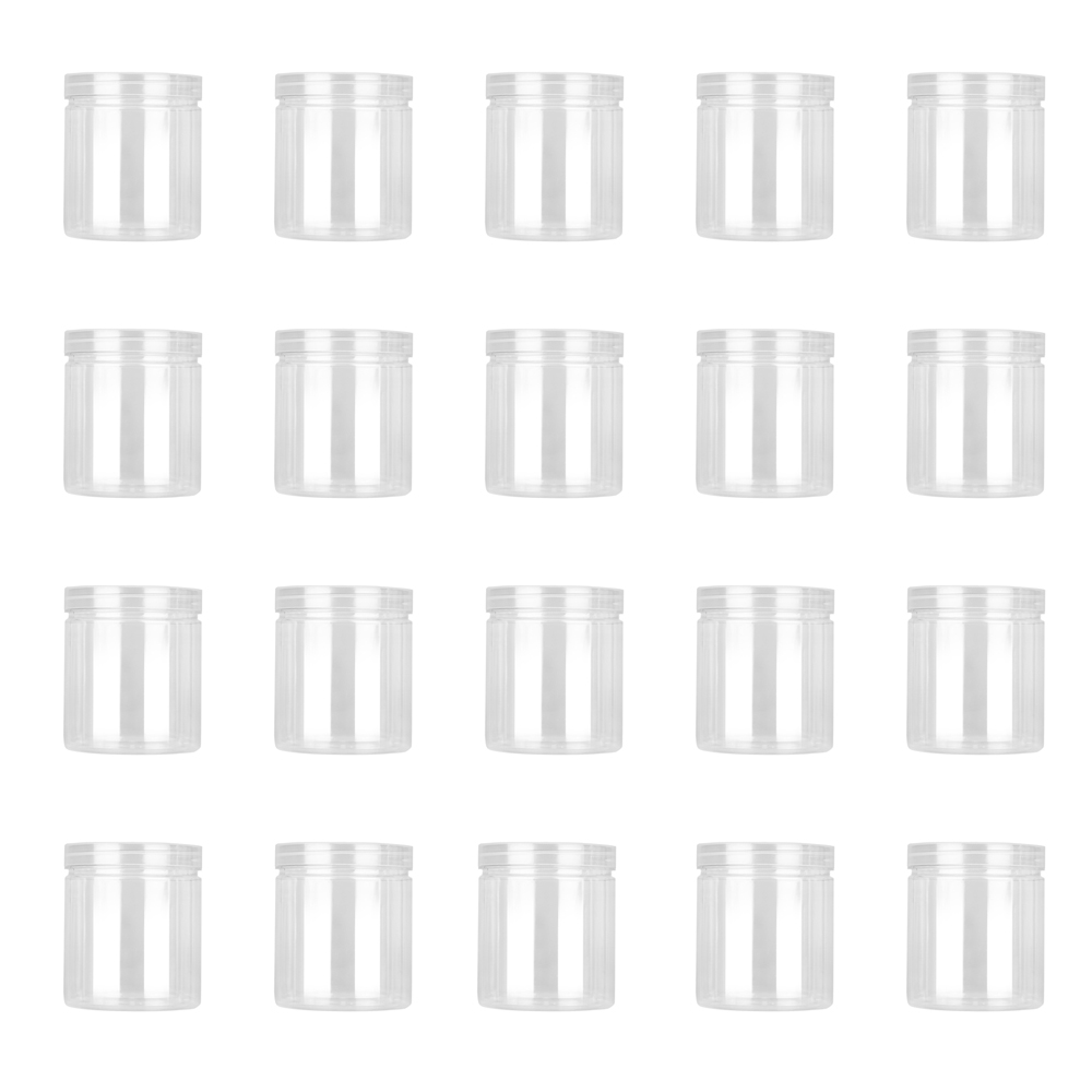 Meal Prep Jar - 20 stuks 500 ml plastic pot