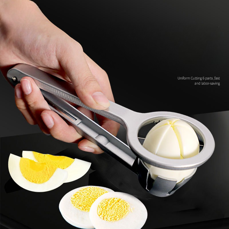 Meal Prep Eggs - Handige roestvrijstalen eiersnijder, handmatig keukengereedschap, eiersnijder