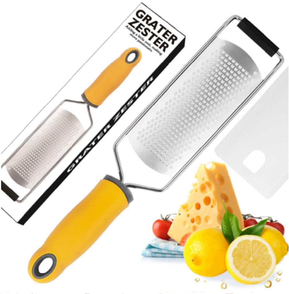Mango Splitter Tool - Roestvrijstalen citroenschilrasp, kaasrasp, parmezaanrasp, citrusrasp, fijn