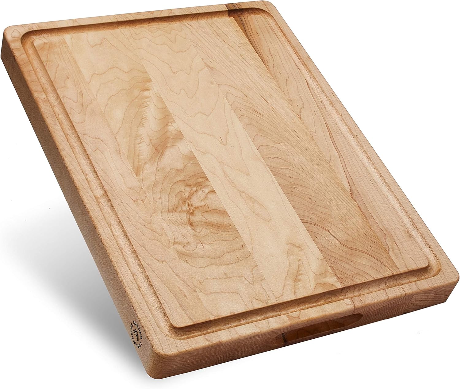 Meal Prep Juice - Houten snijplank van hard esdoornhout, 17x13x1,5