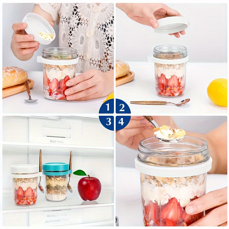 1 st/2 stks Glazen Havermout B - Meal Prep Jar recensie en prijs