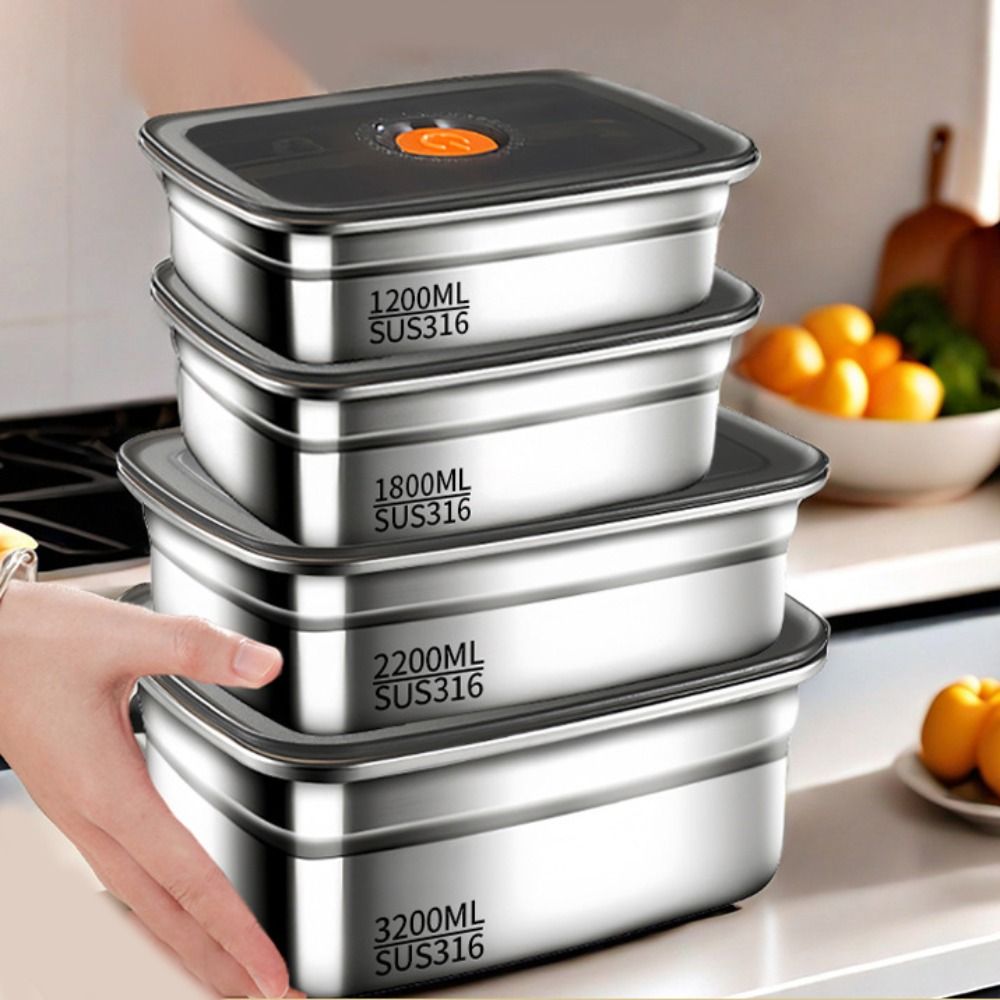 Roestvrijstalen campinglunchbo - Meal Prep Vacuum Seal Containers recensie en prijs