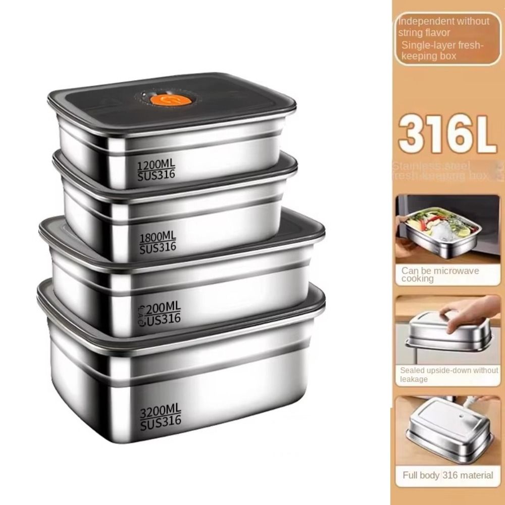 Roestvrijstalen campinglunchbo - Meal Prep Vacuum Seal Containers recensie en prijs