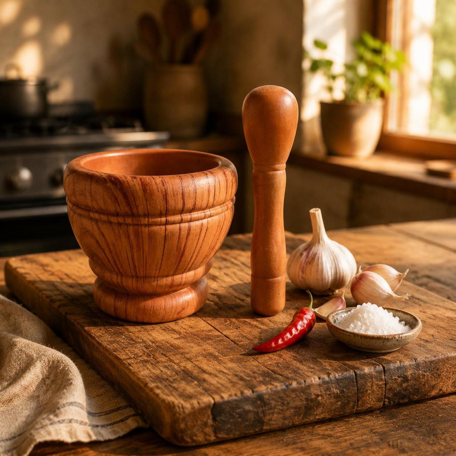 Knoflookpers, keukenmortier, P - Meal Prep Manual recensie en prijs