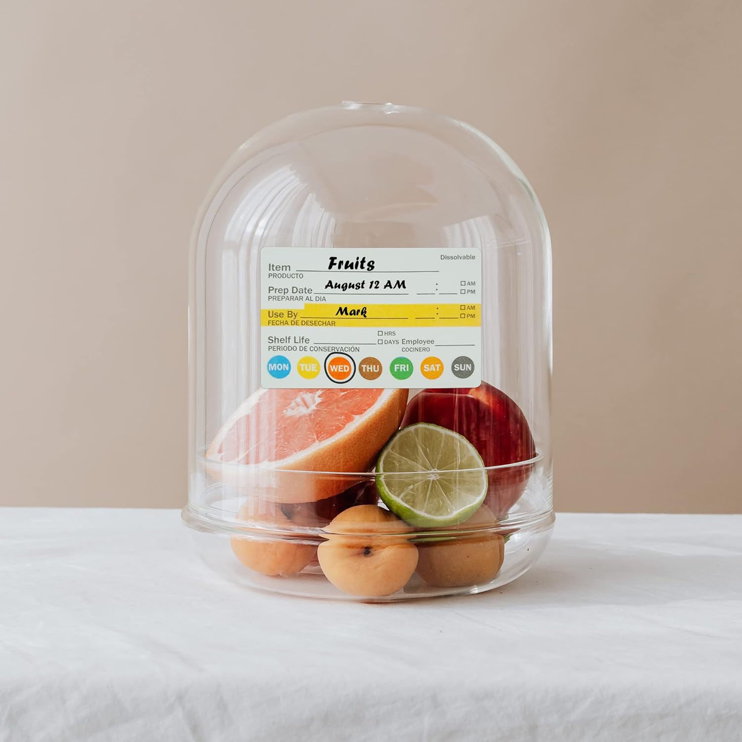 250 Stuks/Roll Voedsel Datumla - Meal Prep Jar recensie en prijs