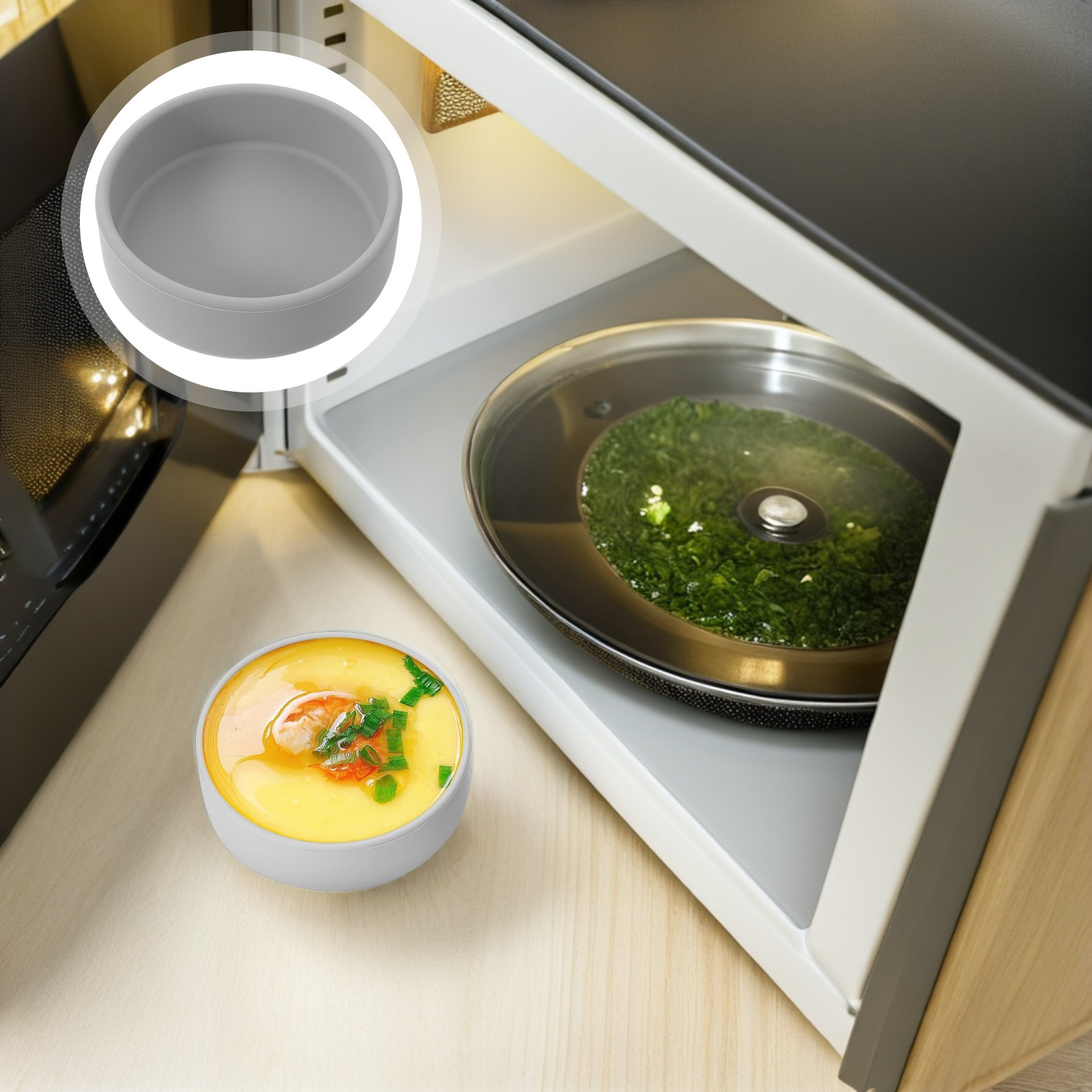 3-delige siliconen airfryer ei - Meal Prep Eggs recensie en prijs