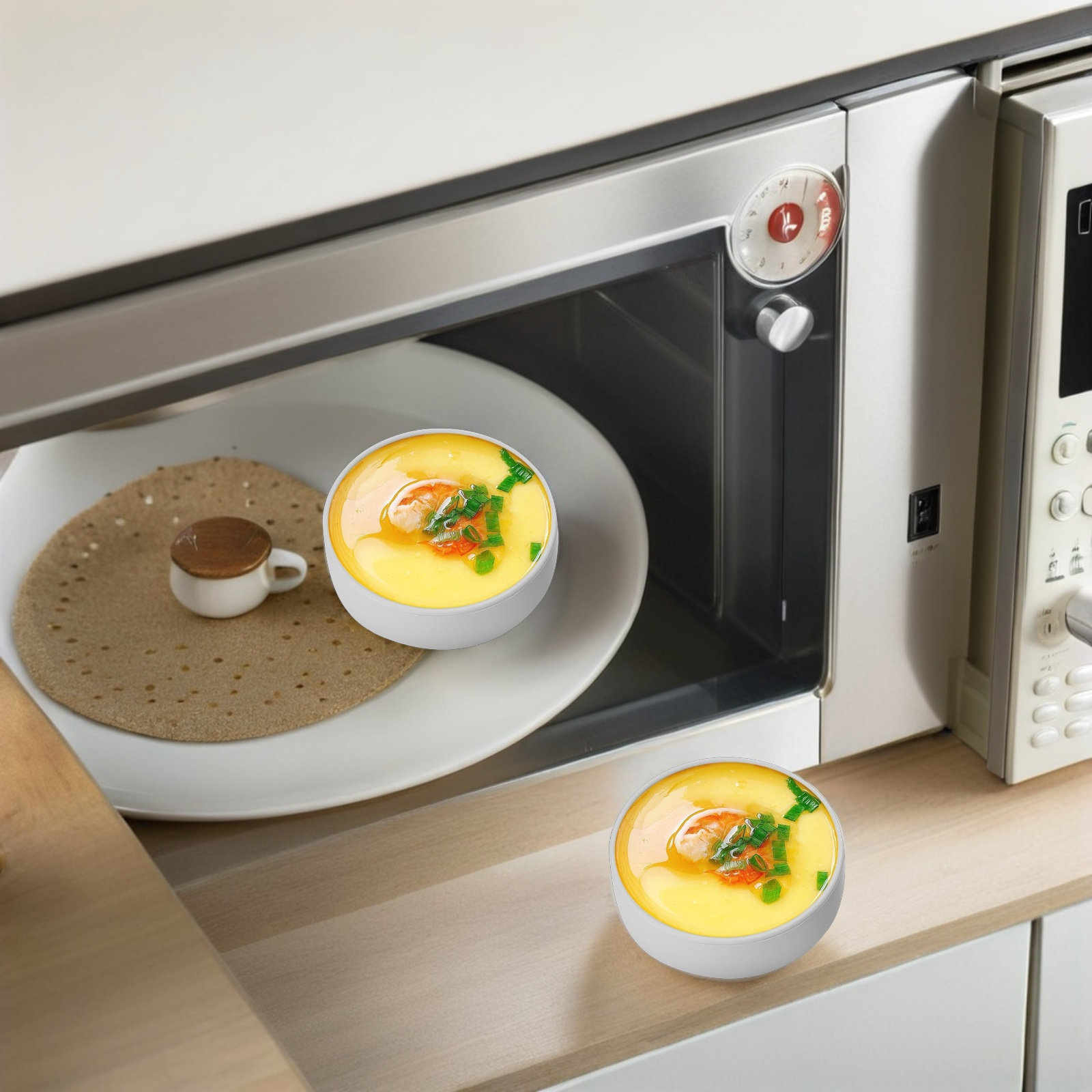 3-delige siliconen airfryer ei - Meal Prep Eggs recensie en prijs