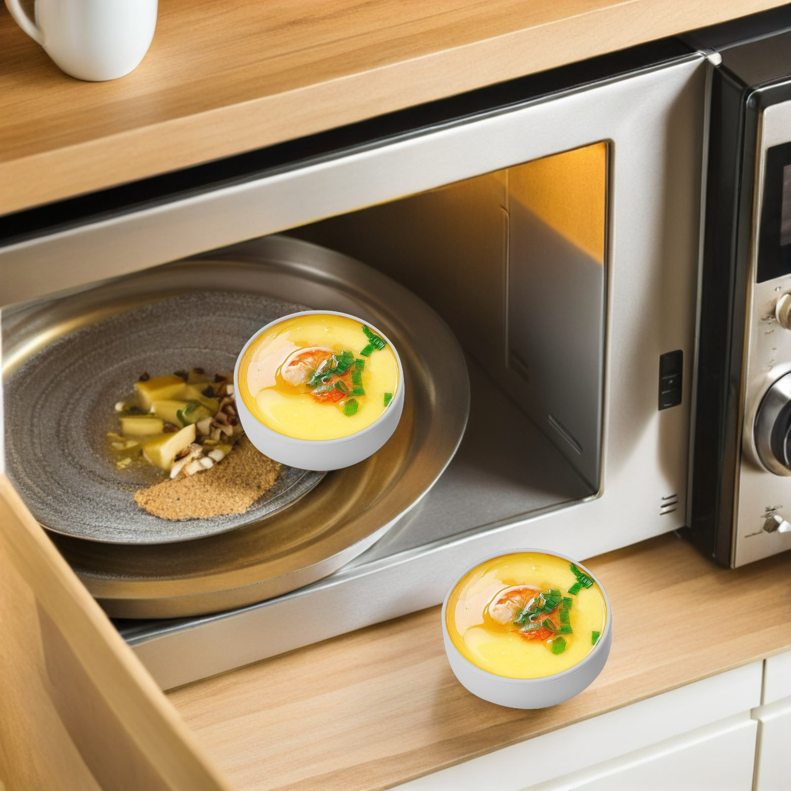 3-delige siliconen airfryer ei - Meal Prep Eggs recensie en prijs