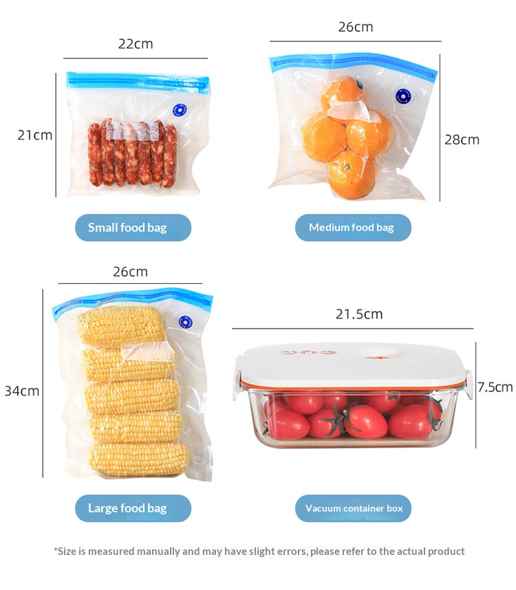 Mini USB Elektrische Handheld  - Meal Prep Vacuum Seal Containers recensie en prijs