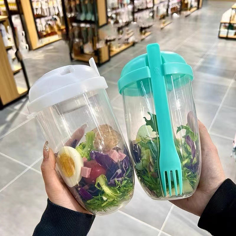 Draagbare saladekom met deksel - Meal Prep Bowl recensie en prijs