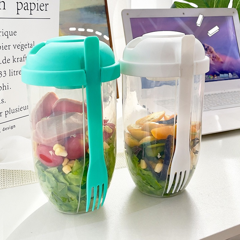 Draagbare saladekom met deksel - Meal Prep Bowl recensie en prijs
