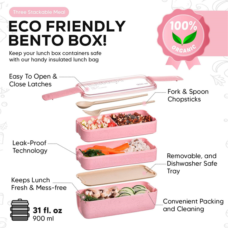 3-In-1 Compartiment Tarwe Stro - Meal Prep Bowl recensie en prijs