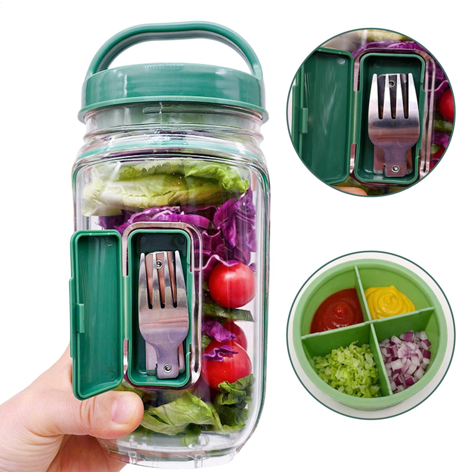 1000ml Lekvrije Saladecontaine - Meal Prep Jar recensie en prijs