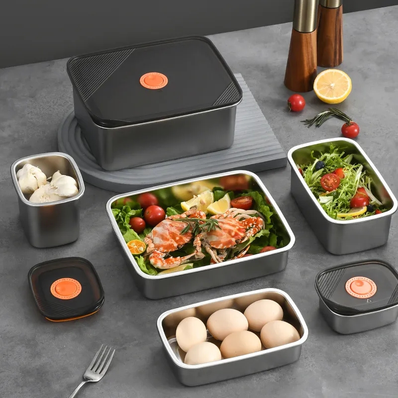 1PC 304 Roestvrij Staal Scherp - Meal Prep Vacuum Seal Containers recensie en prijs