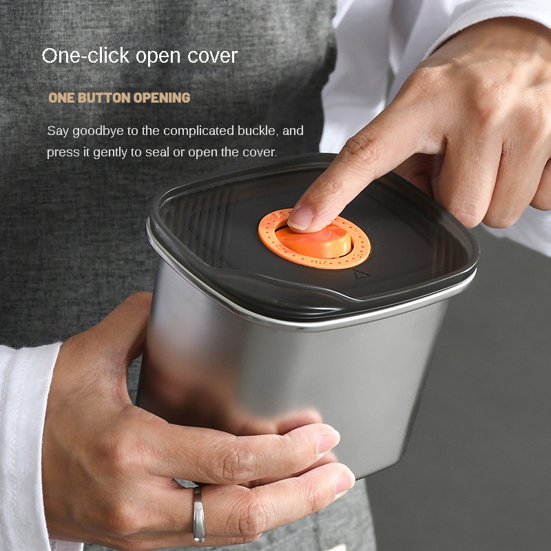 1PC 304 Roestvrij Staal Scherp - Meal Prep Vacuum Seal Containers recensie en prijs
