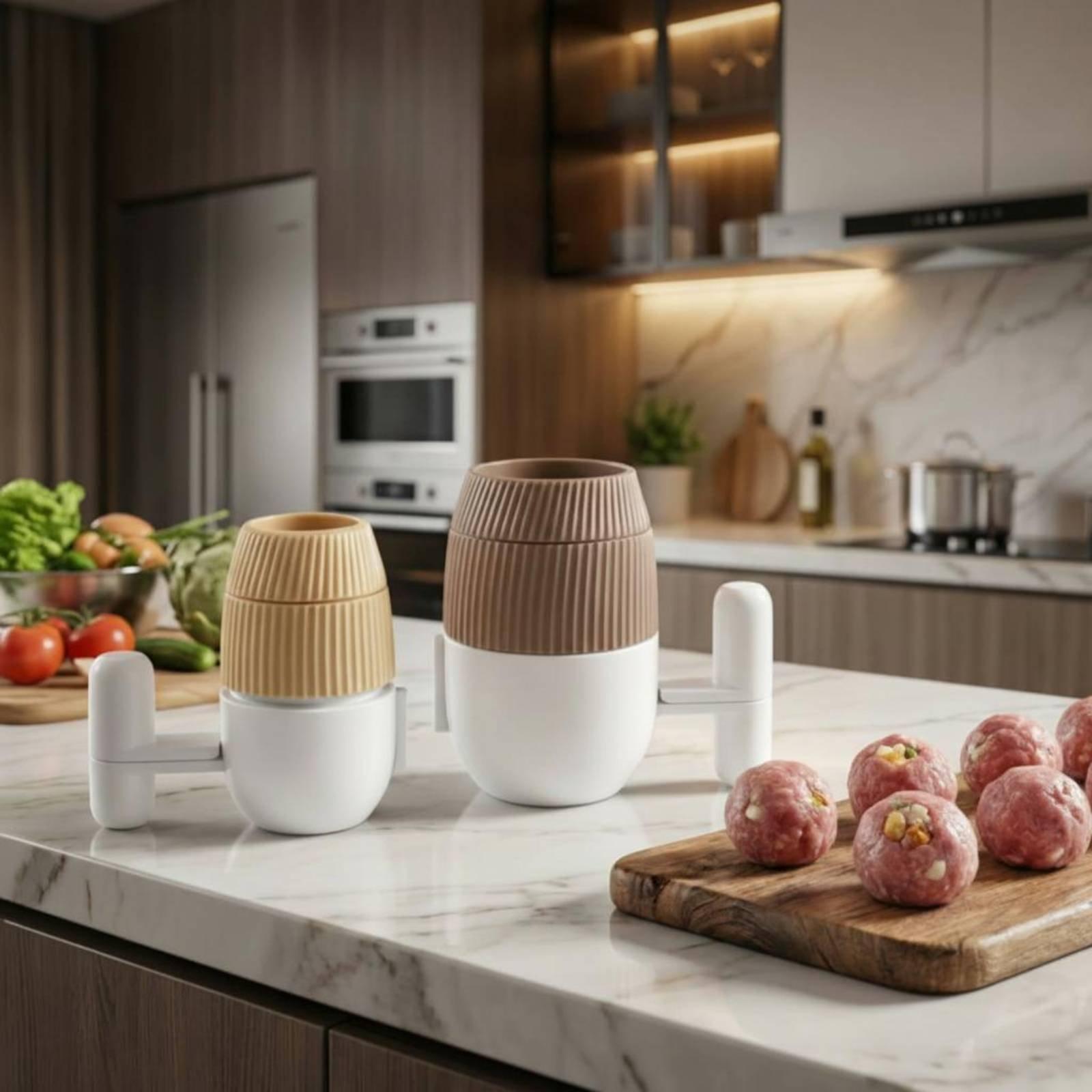 Gevulde gehaktbalvorm, handmat - Meal Prep Manual recensie en prijs