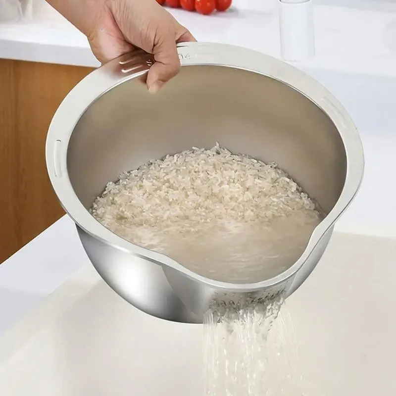 Roestvrijstalen rijstwasser, v - Meal Prep Pasta recensie en prijs