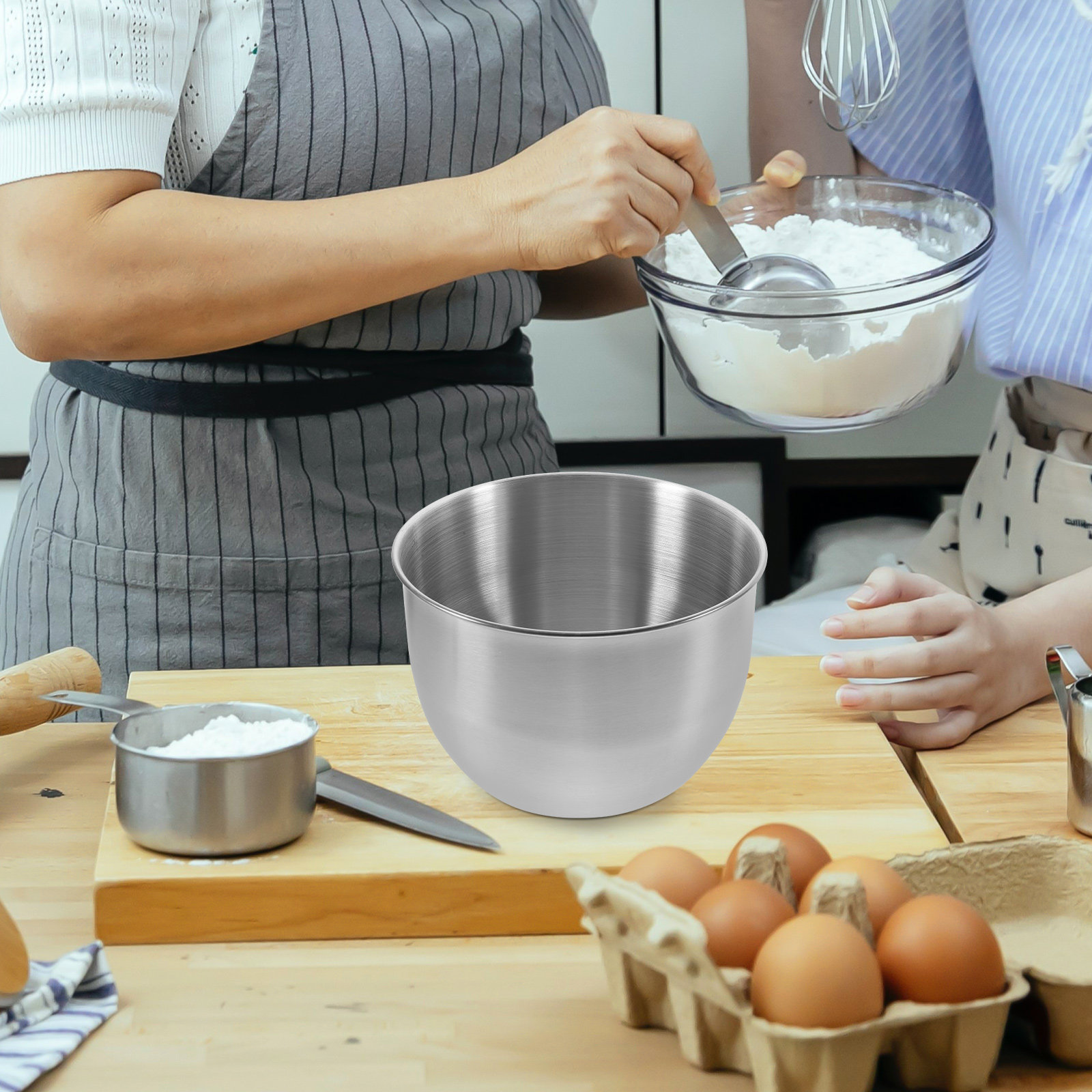 Diepe roestvrijstalen mengkom, - Meal Prep Bowl recensie en prijs