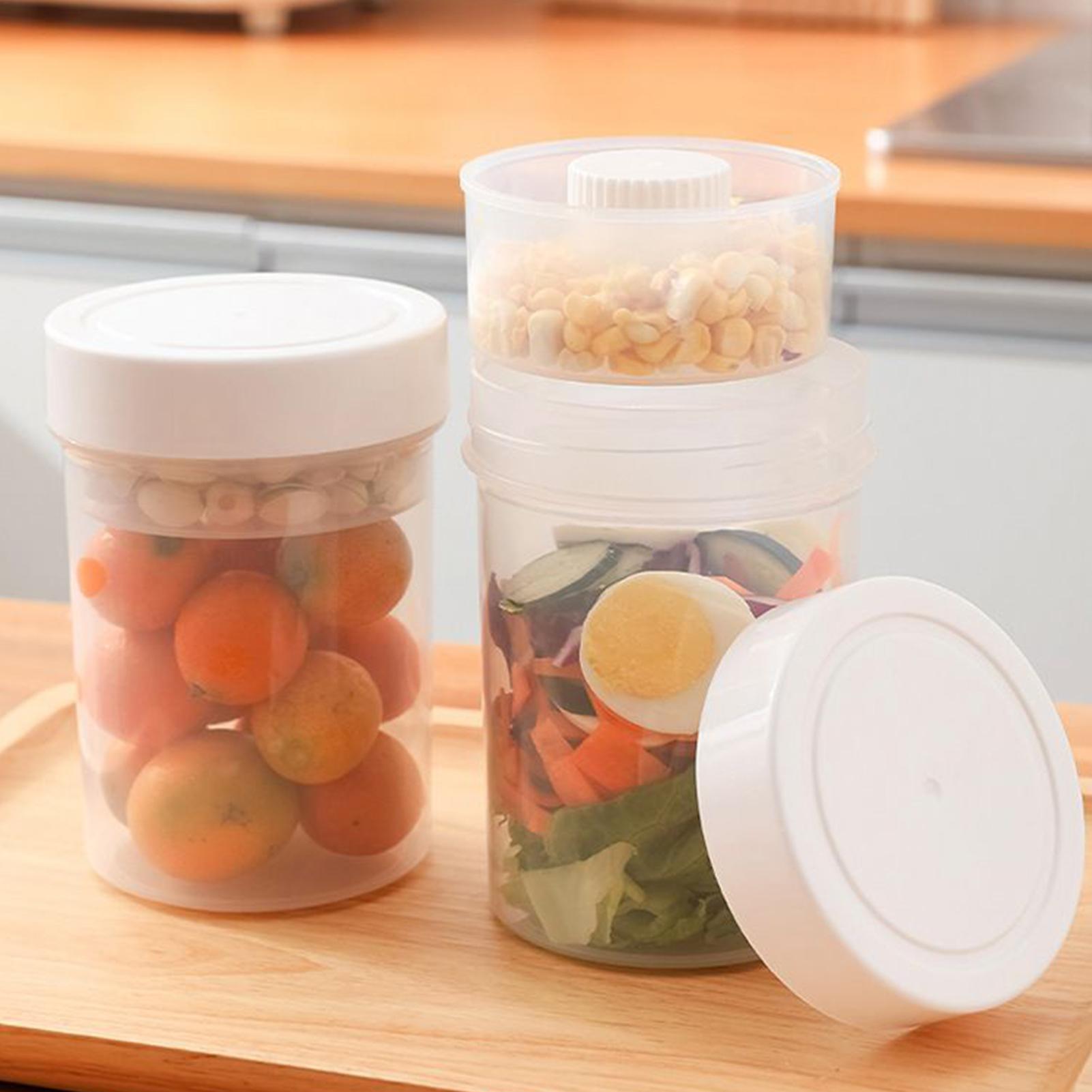 Saladepotten Met Deksels Maalt - Meal Prep Jar recensie en prijs