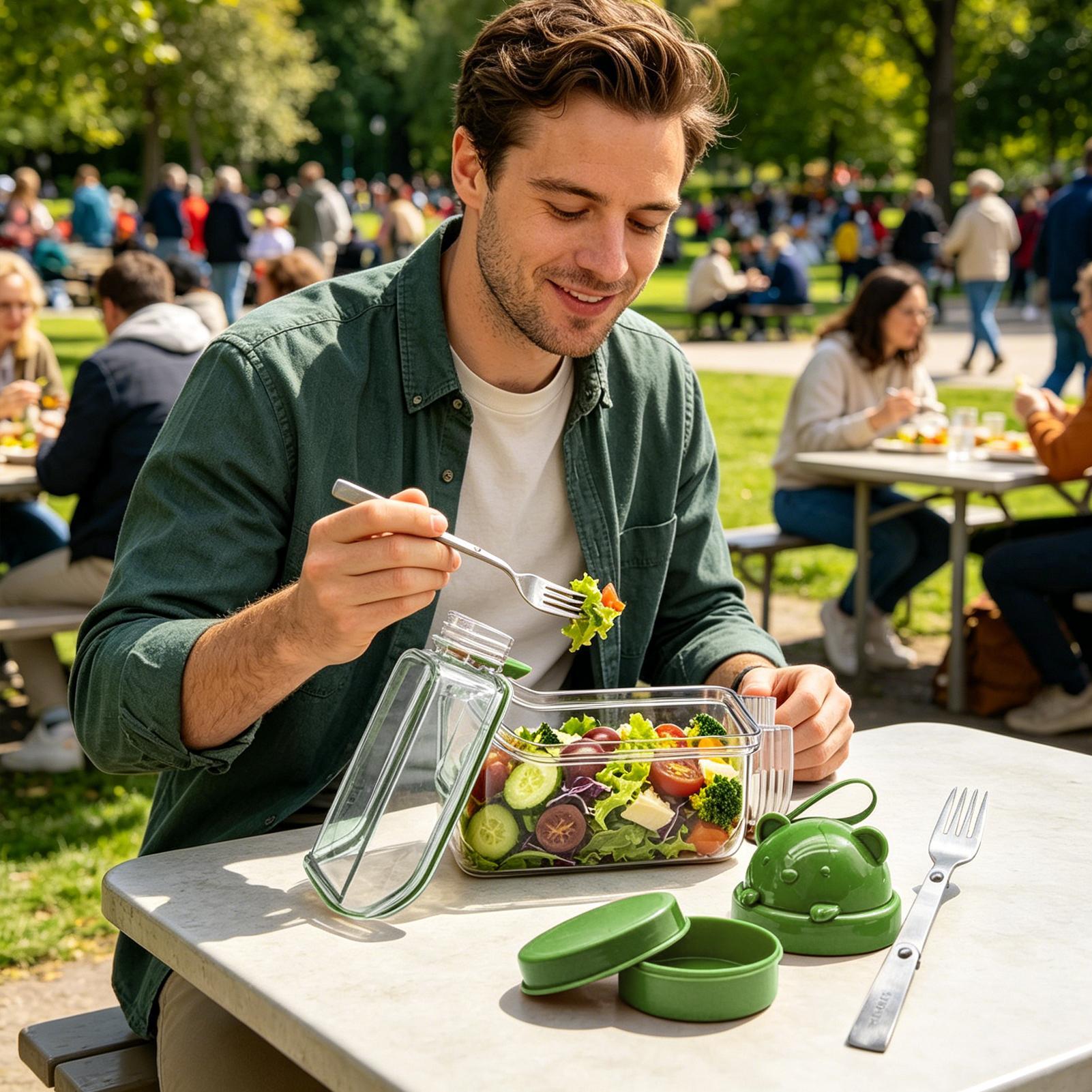 Meal Prep-potten Draagbare lek - Meal Prep Gym Food recensie en prijs